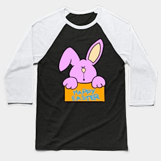 Pink bunny pig Baseball T-Shirt